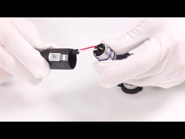 CNLINKO 5-pinowe wodoodporne złącze samochodowe Męskie żeńskie złącze kabla spawalniczego Ip67